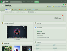 Tablet Screenshot of jlapointe.deviantart.com