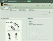 Tablet Screenshot of janach.deviantart.com