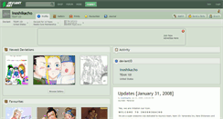 Desktop Screenshot of inoshikacho.deviantart.com