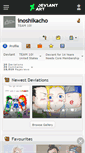 Mobile Screenshot of inoshikacho.deviantart.com
