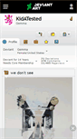 Mobile Screenshot of kidatested.deviantart.com