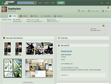 Tablet Screenshot of lisashocket.deviantart.com