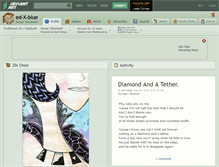 Tablet Screenshot of ed-x-blue.deviantart.com