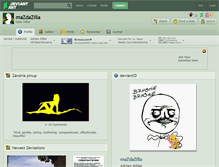 Tablet Screenshot of mazdazilla.deviantart.com