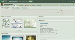 Desktop Screenshot of devilindisguise.deviantart.com