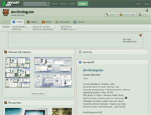 Tablet Screenshot of devilindisguise.deviantart.com