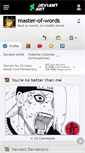 Mobile Screenshot of master-of-words.deviantart.com