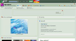 Desktop Screenshot of high-lighted.deviantart.com