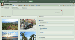 Desktop Screenshot of emeraldeyed.deviantart.com
