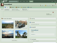 Tablet Screenshot of emeraldeyed.deviantart.com