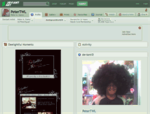 Tablet Screenshot of petertwl.deviantart.com