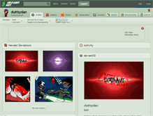 Tablet Screenshot of duttsydan.deviantart.com