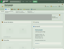 Tablet Screenshot of kissmyassplz.deviantart.com
