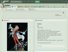 Tablet Screenshot of larafan.deviantart.com