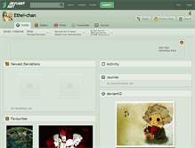 Tablet Screenshot of ethel-chan.deviantart.com