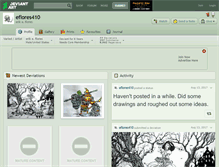 Tablet Screenshot of eflores410.deviantart.com