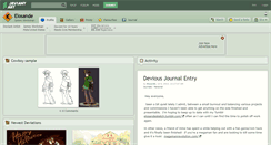 Desktop Screenshot of elosande.deviantart.com