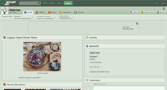 Desktop Screenshot of malarose.deviantart.com
