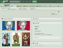 Tablet Screenshot of bean10.deviantart.com