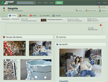 Tablet Screenshot of fotophile.deviantart.com
