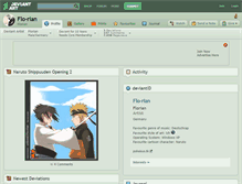 Tablet Screenshot of flo-rian.deviantart.com