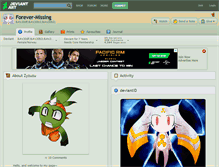 Tablet Screenshot of forever-missing.deviantart.com