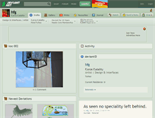 Tablet Screenshot of hfg.deviantart.com