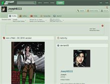 Tablet Screenshot of josephb222.deviantart.com