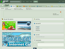 Tablet Screenshot of chayd.deviantart.com