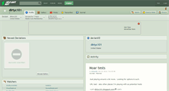 Desktop Screenshot of dirtyc101.deviantart.com