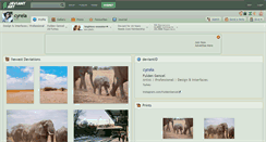Desktop Screenshot of cyrela.deviantart.com