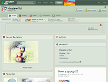 Tablet Screenshot of hinata-x-yui.deviantart.com
