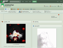 Tablet Screenshot of junketsuchan.deviantart.com