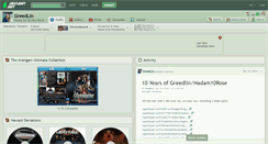 Desktop Screenshot of greedlin.deviantart.com