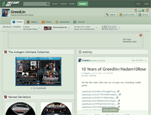 Tablet Screenshot of greedlin.deviantart.com