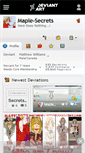Mobile Screenshot of maple-secrets.deviantart.com