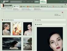 Tablet Screenshot of moonnight.deviantart.com