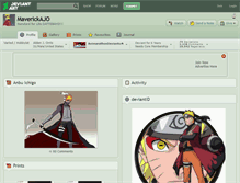 Tablet Screenshot of maverickajo.deviantart.com