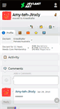 Mobile Screenshot of amy-teh-jinxly.deviantart.com