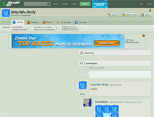 Tablet Screenshot of amy-teh-jinxly.deviantart.com