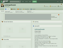 Tablet Screenshot of mellorapefaceplz.deviantart.com