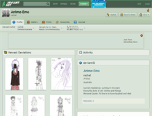 Tablet Screenshot of anime-emo.deviantart.com