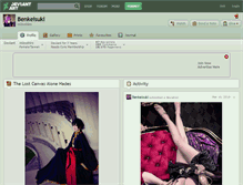Tablet Screenshot of benkeisuki.deviantart.com
