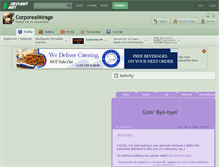 Tablet Screenshot of corporealmirage.deviantart.com