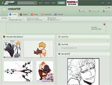 Tablet Screenshot of cestparfait.deviantart.com