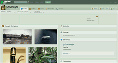 Desktop Screenshot of ju5tath0ught.deviantart.com