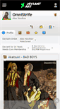 Mobile Screenshot of omnistrife.deviantart.com