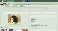 Desktop Screenshot of milkjar.deviantart.com