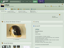 Tablet Screenshot of milkjar.deviantart.com