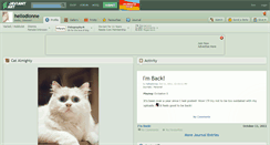 Desktop Screenshot of hellodionne.deviantart.com